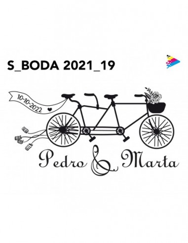 Sello Boda mod 19. Artesello