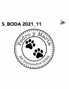Sello Boda mod 11. Artesello