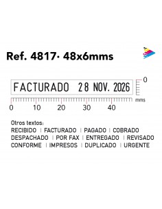 Trodat Printy 4817 fechador formulario_3,8 mm 2