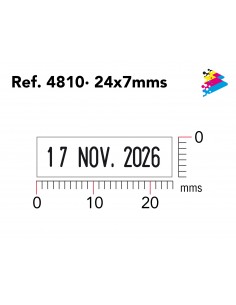 Trodat Printy 4810 Fechador automático 4810 3,8 mm 2