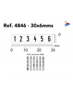 Trodat Printy 4846 Numerador automático_6 bandas_4 mm. 2