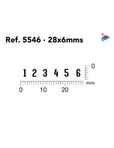 Trodat Profesional 5546 Numerador 4 mm 6 bandas 2