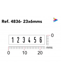 Numerador entintaje automático trodat printy 4836 2