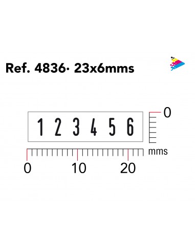 Numerador entintaje automático trodat printy 4836 marcaje