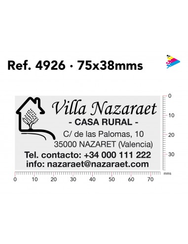 Trodat printy 4915. Marcaje. ArteSello