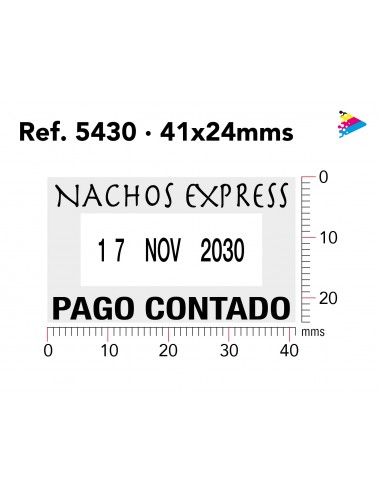 Fechador Trodat professional 5430. Marcaje. ArteSello
