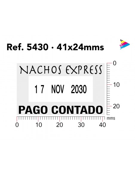 Fechador Trodat professional 5430. Marcaje. ArteSello