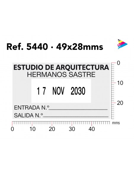 Fechador Trodat professional 5440. Marcaje. ArteSello