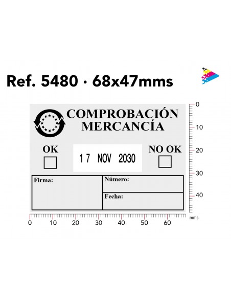 Fechador Trodat professional 5480. Marcaje. ArteSello