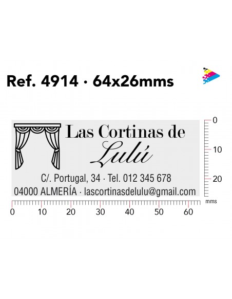 Trodat Printy 4914. Ejemplo. ArteSello