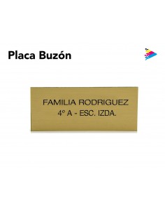 | Placa Buzón |