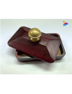 Tampón tinta Juego Caoba Decodesk