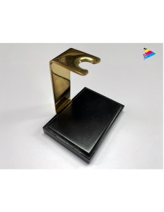 Portasellos unitario madera negra juego decodesk