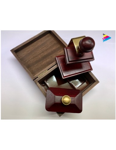 Serie Decodesk Base, Sello, Tampón, Portasellos, Caja