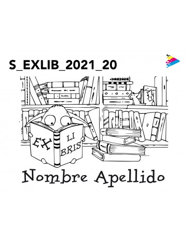 Sello Exlibris mod 21-020