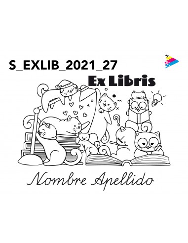 Sello Exlibris mod 21-027