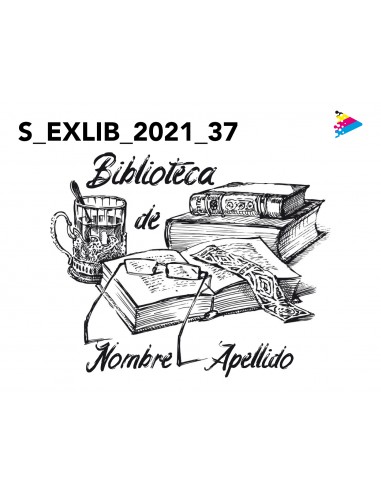 Sellos Ex Libris Personalizados (INCLUYE ALMOHADILLA Y TINTA)