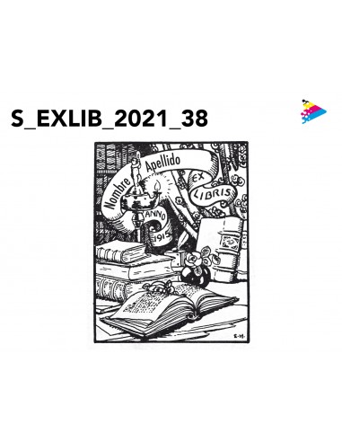 Sello Exlibris mod 21-038