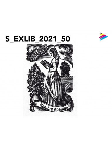 Sello Exlibris mod 21-050