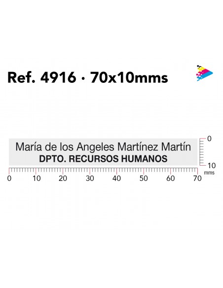 Trodat printy 4916. ArteSello. Ejemplo