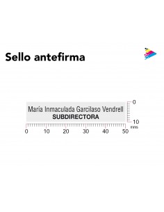 | Sello Antefirma |...